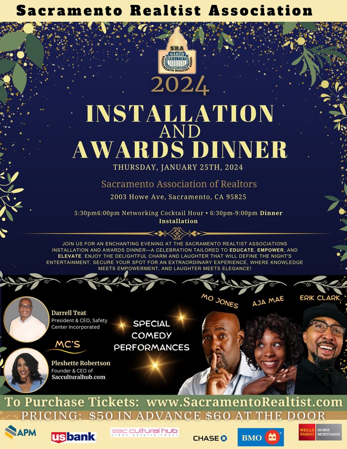 Don’t miss the Sac Realtist 2024 Installation & Awards Dinner