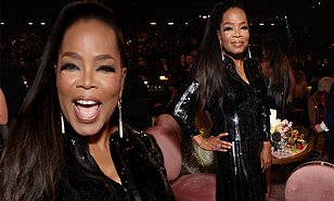 Grammys 2024: Oprah Winfrey shows off weight loss in black ensemble