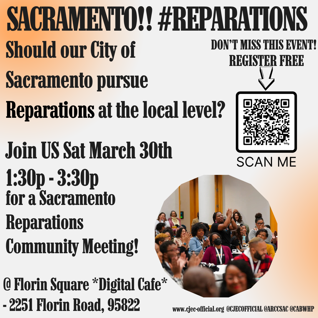 Sacramento Reparations Community Meeting