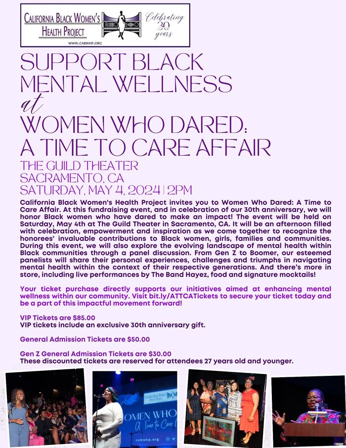 30th Anniversary Women Who Dared: A Time To Care Affair