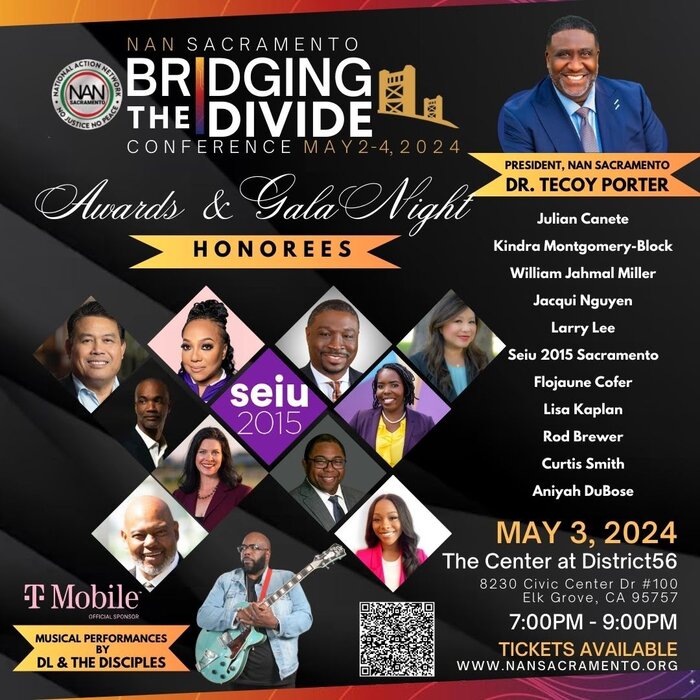 Bridging The Divide Conference May 2-4 presented by the Chapter of the Year – NAN Sacramento!